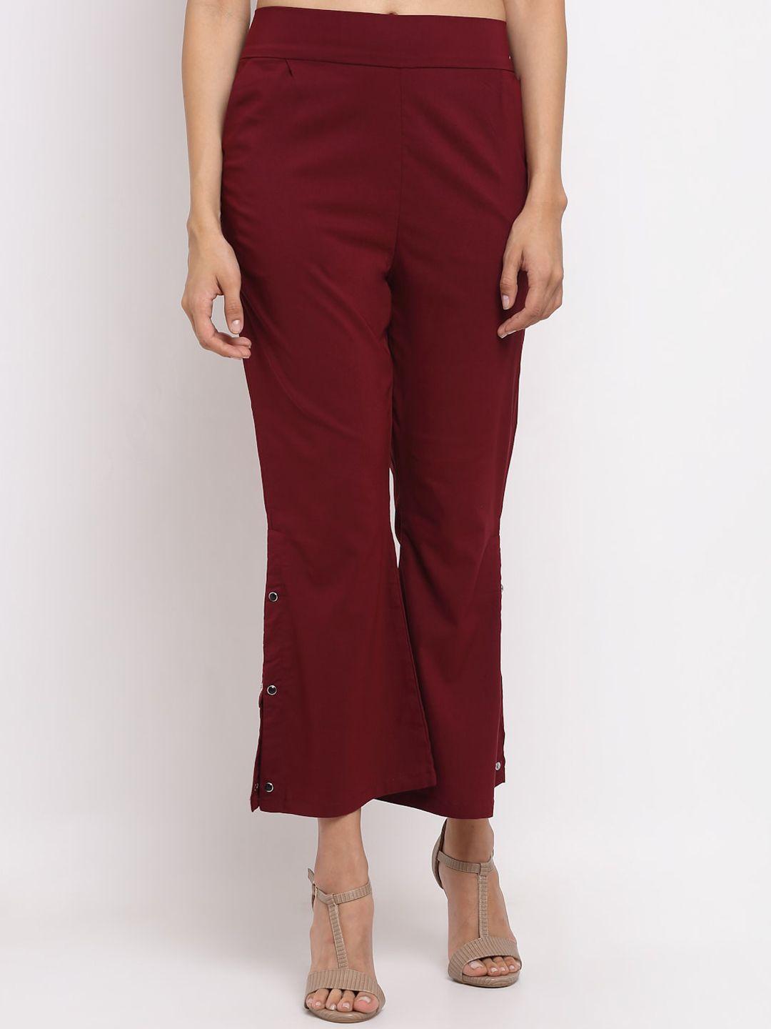 neudis women classic cotton parallel trousers