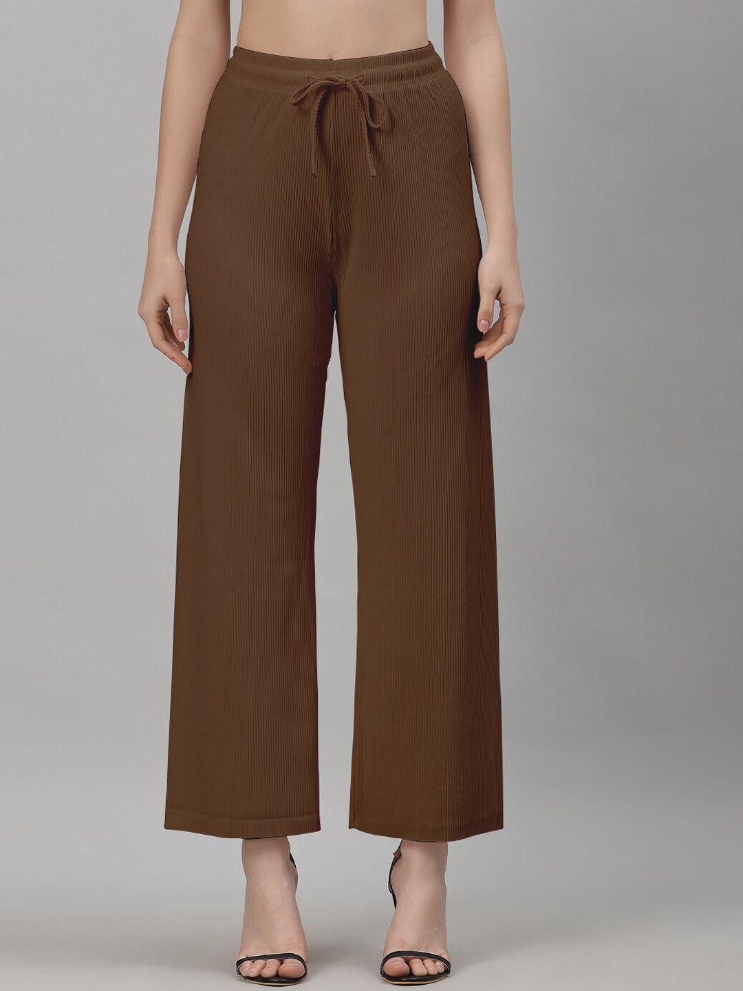 neudis women relaxed straight fit parallel trousers