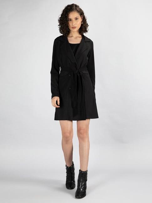 neudis black blazer dress