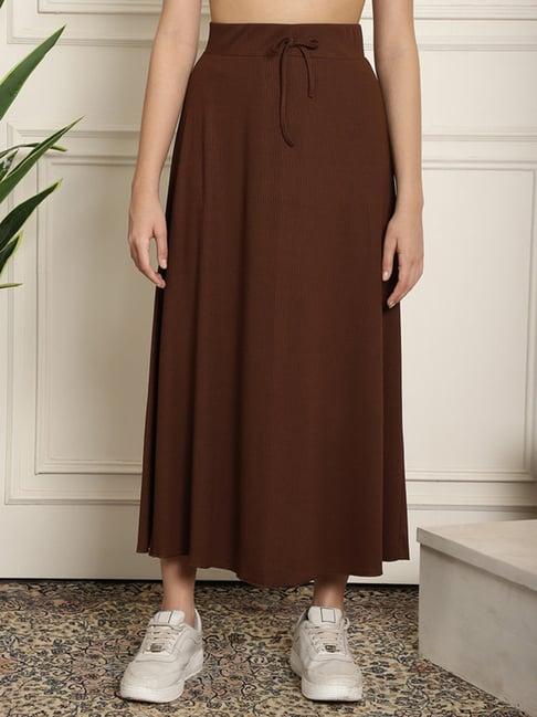 neudis brown midi skirt