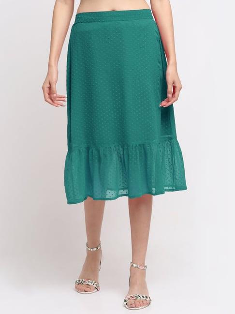 neudis green self design skirt