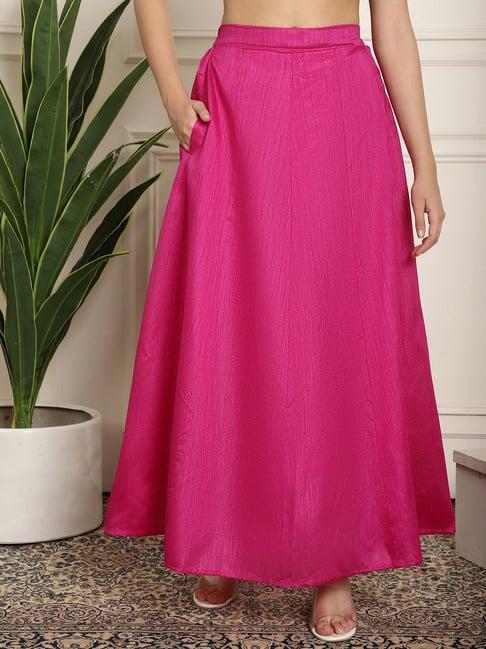 neudis magenta maxi skirt