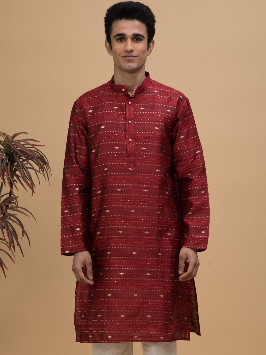 neudis mandarin collar khadi handloom kurta