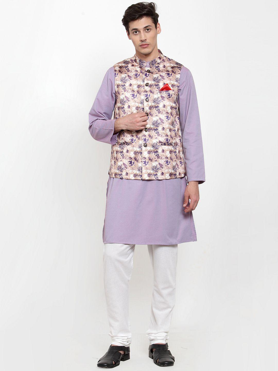 neudis men printed nehru jackets