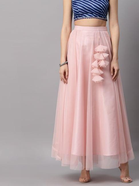 neudis pink relaxed fit skirt