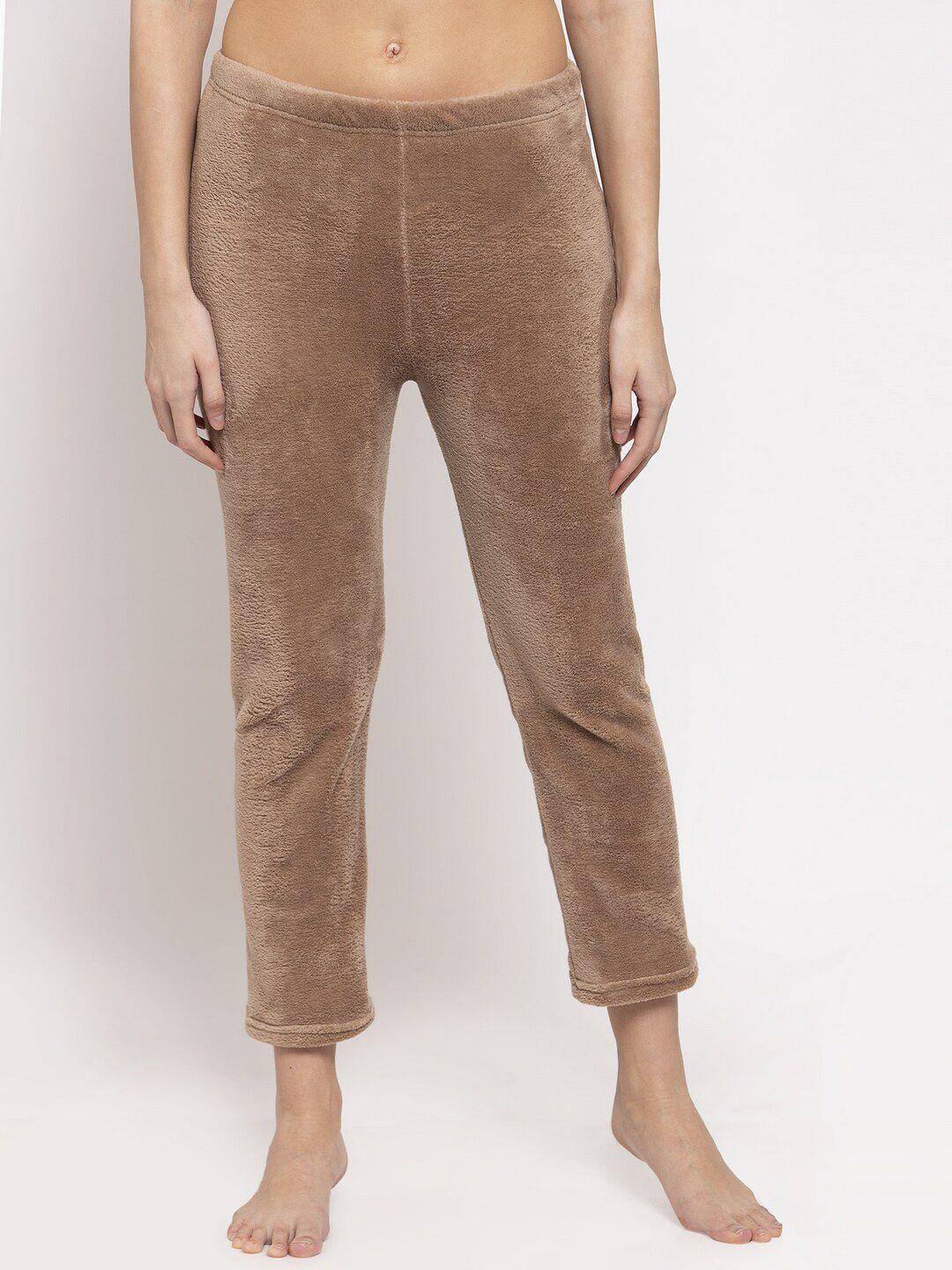 neudis women mid-rise fleece lounge pants