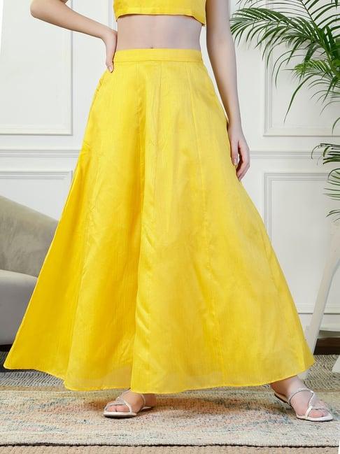 neudis yellow maxi skirt