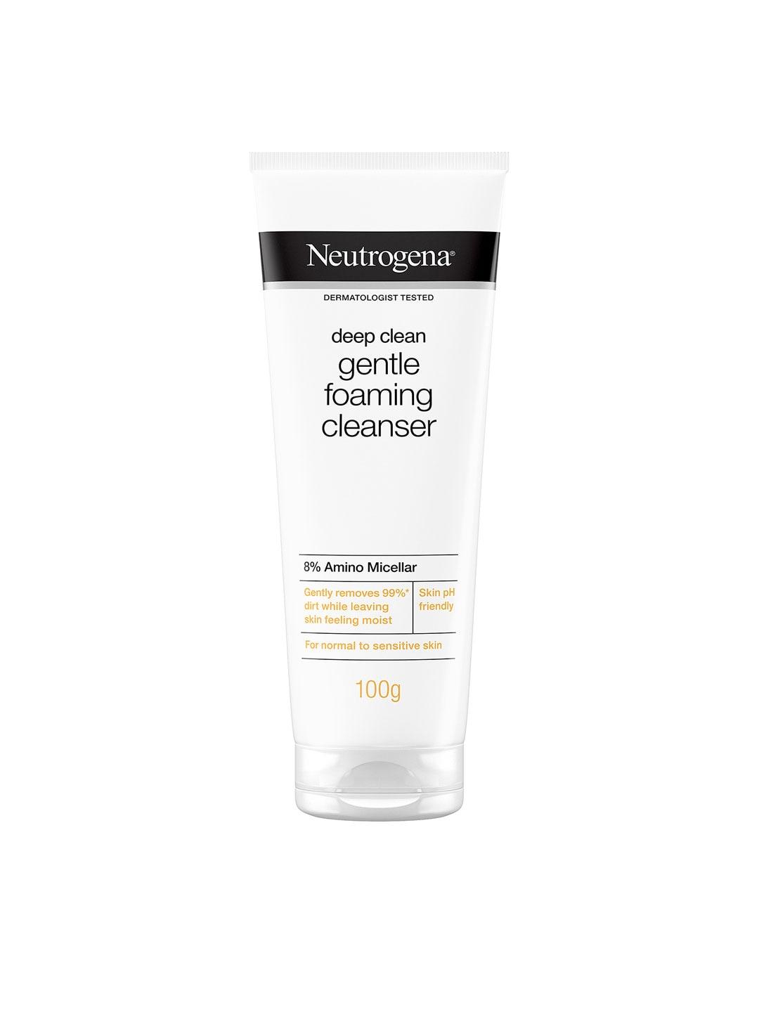 neutrogena deep clean foaming cleanser - 100 g