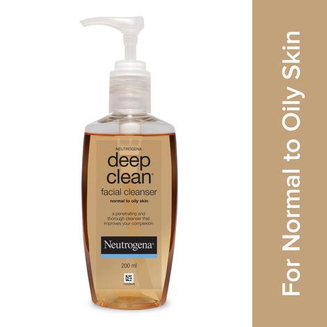 neutrogena deep clean facial cleanser (200 ml)