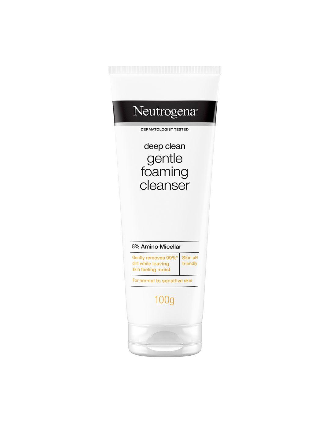 neutrogena deep clean foaming cleanser - 100 g