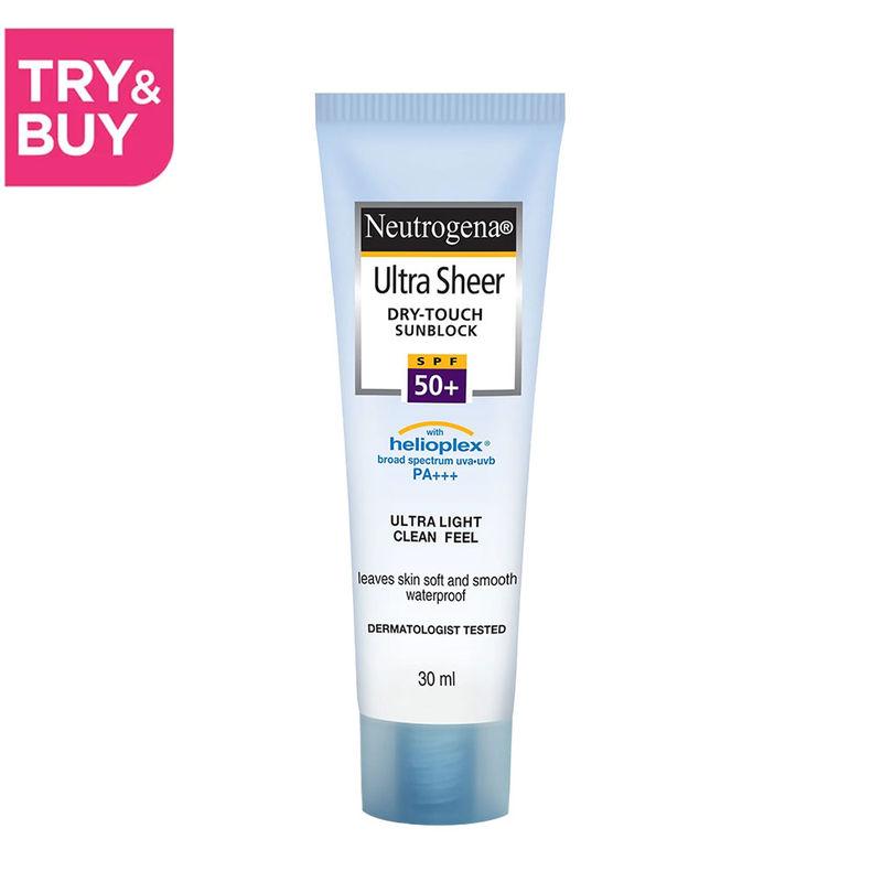 neutrogena ultrasheer spf50+ pa+++ face sunscreen with helioplex for ultralight feel & matte finish