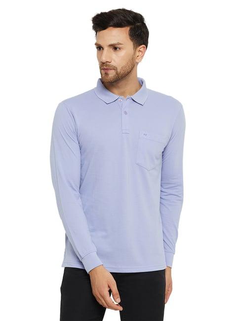 neva livfree classic light lavender regular fit polo t-shirt