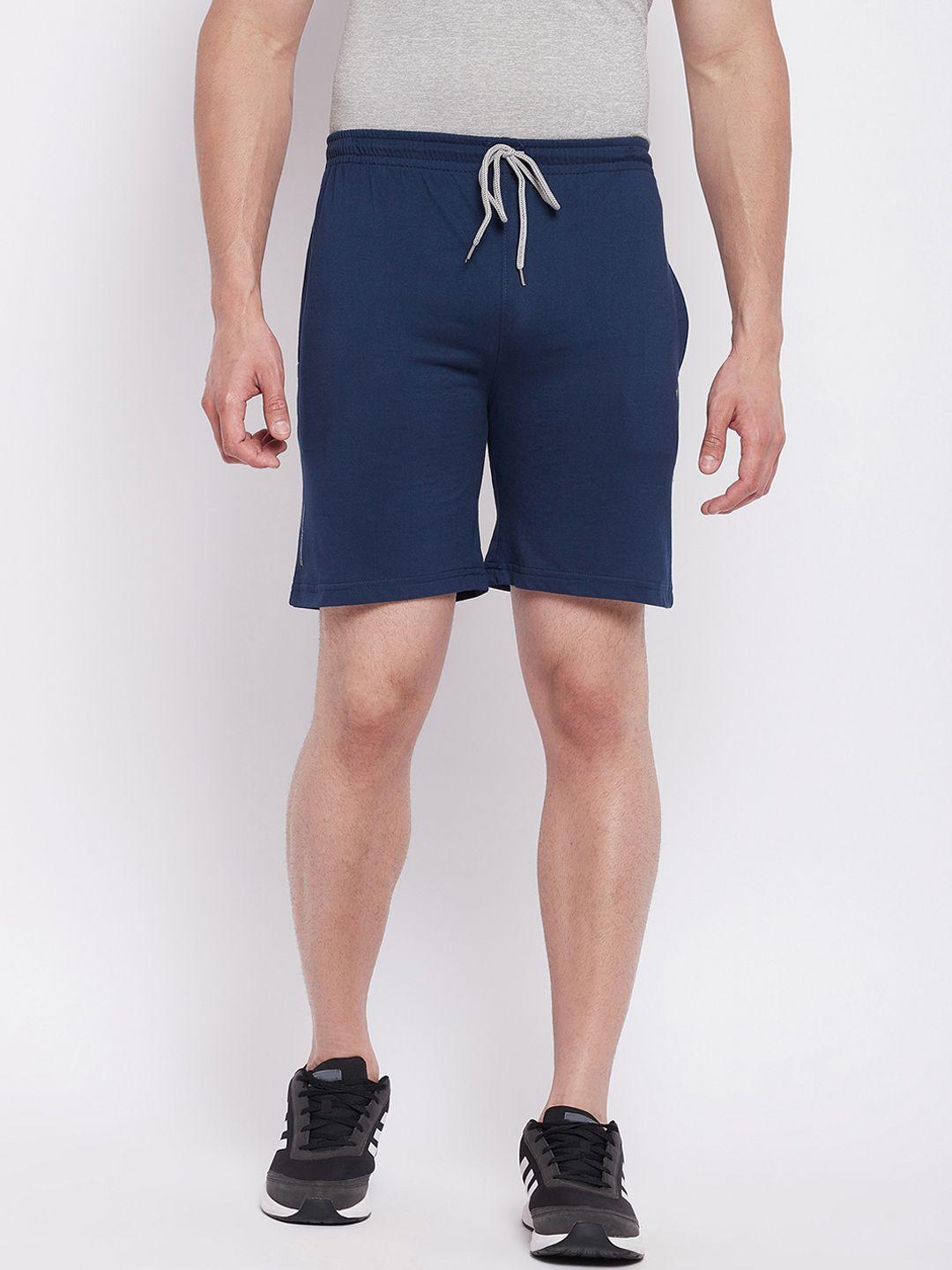 neva men blue sports cotton shorts