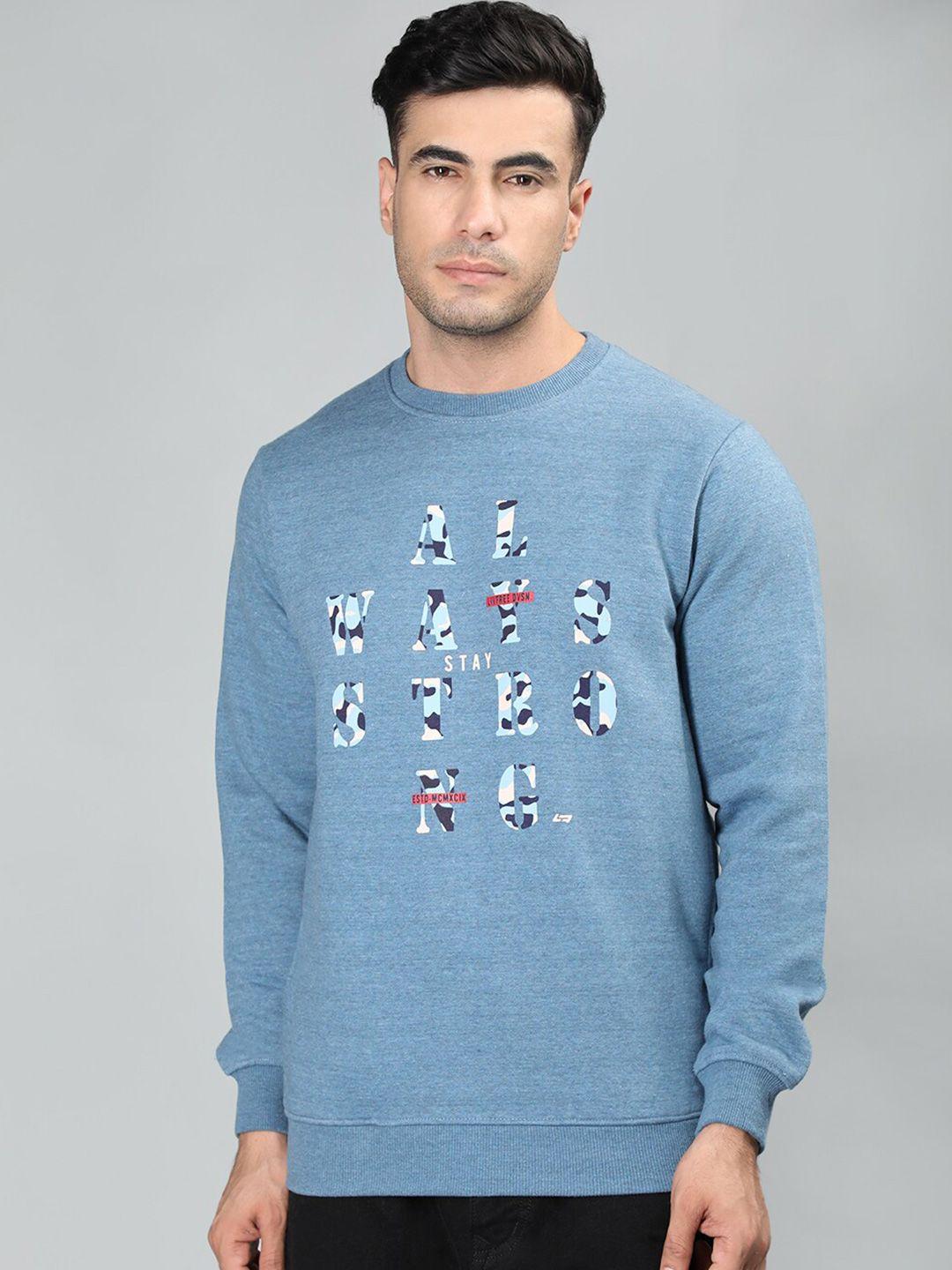 neva typography printed cotton pullover