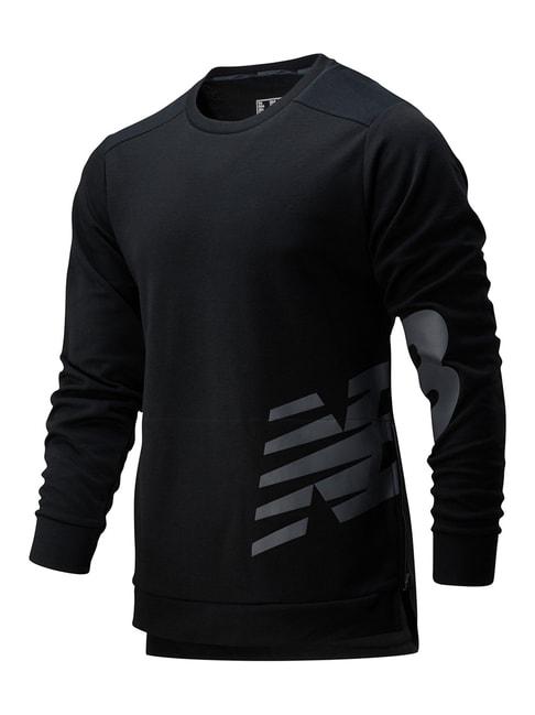 new balance black full sleeves sweatshirt