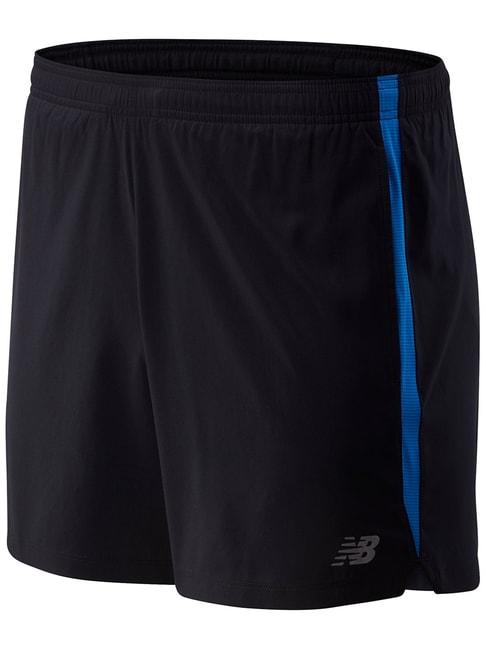 new balance dark blue mid rise shorts