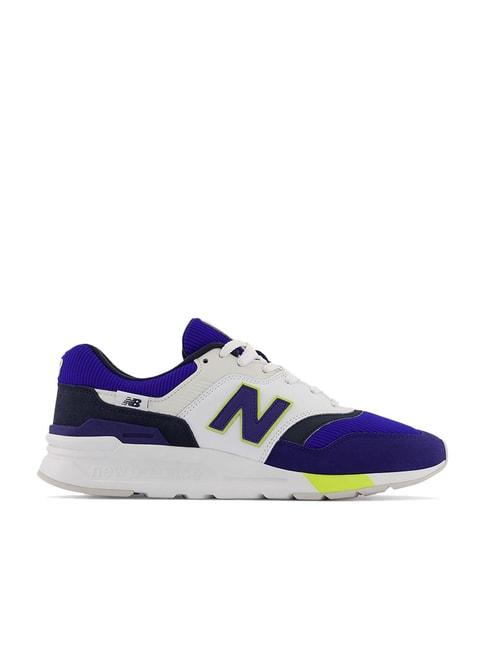 new balance men's 997 blue casual sneakers