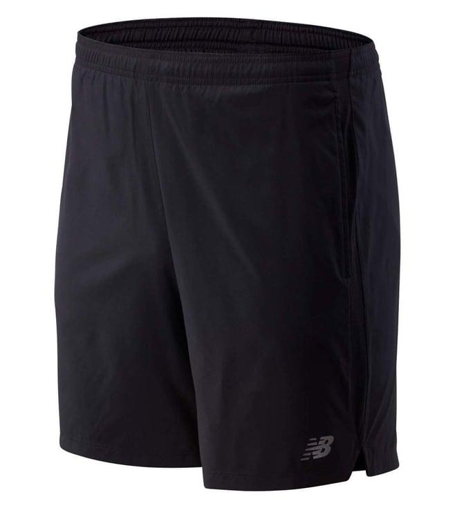 new balance black casual shorts for men