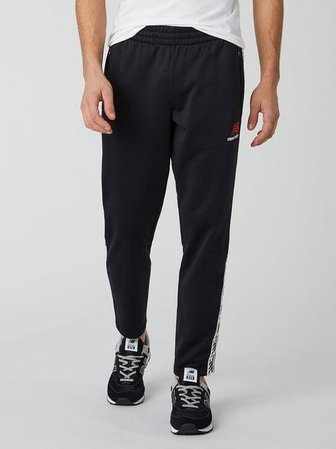 new balance black comfort fit sports trackpants