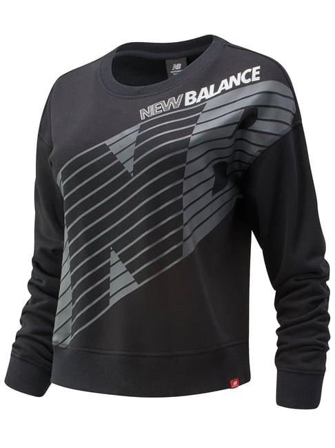 new balance black full sleeves sweatshirt