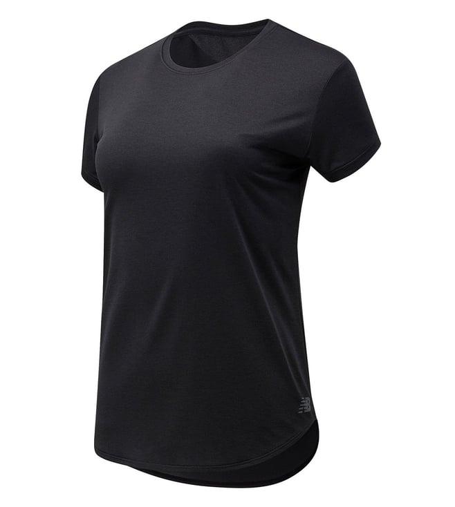 new balance black heather regular fit t-shirt