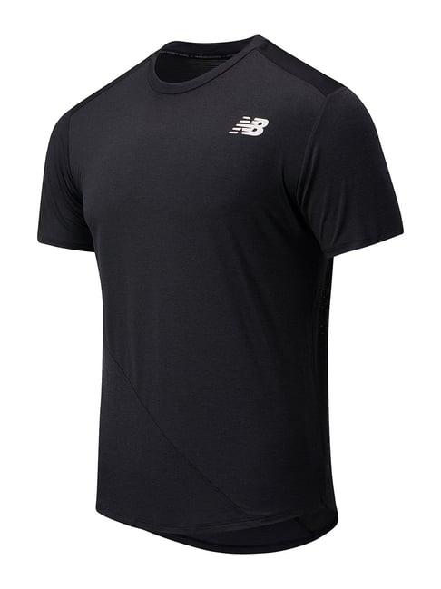 new balance black regular fit t-shirt