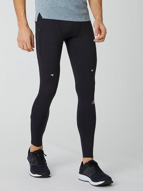 new balance black regular fit tights