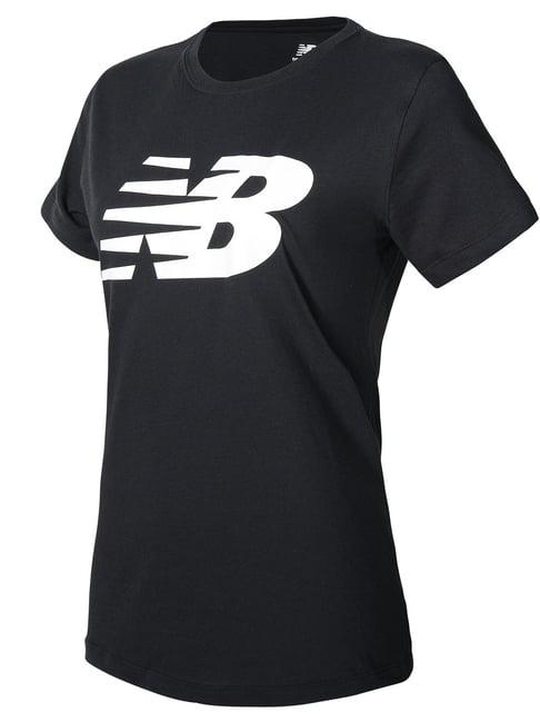 new balance black round neck t-shirt