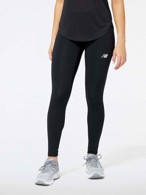 new balance black slim fit sports tights