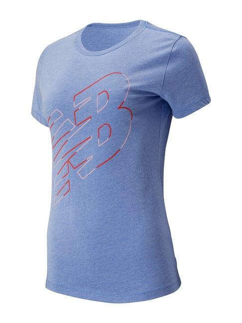 new balance blue round neck t-shirt