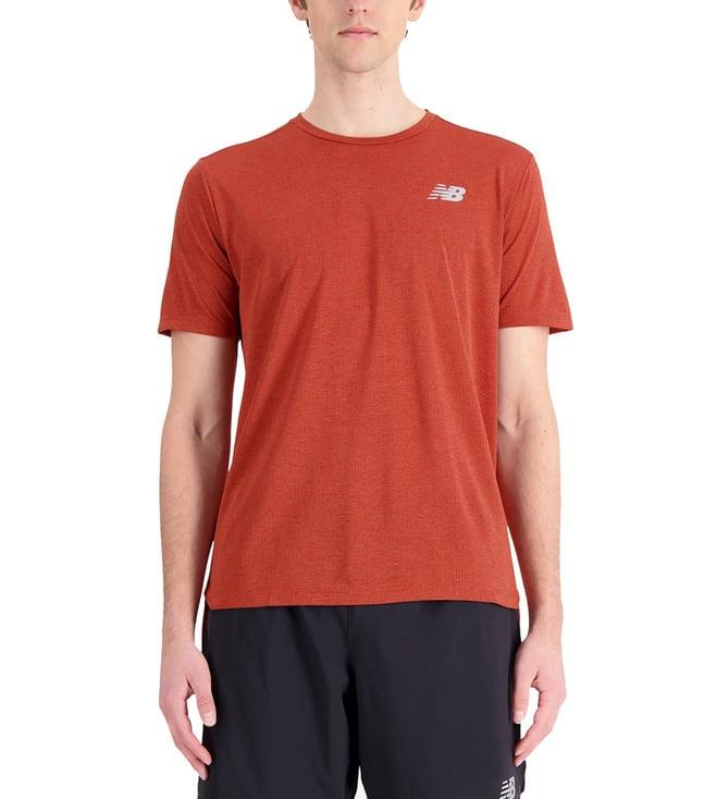 new balance brick red regular fit t-shirt