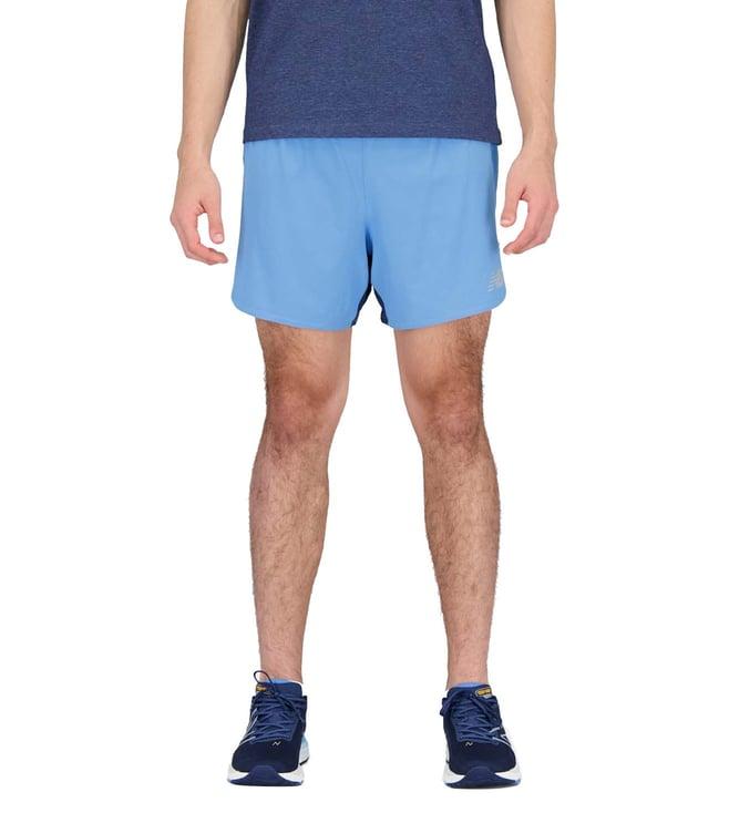 new balance heritage blue regular fit shorts