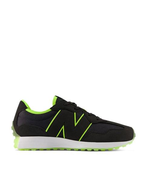 new balance men's 327 black casual sneakers