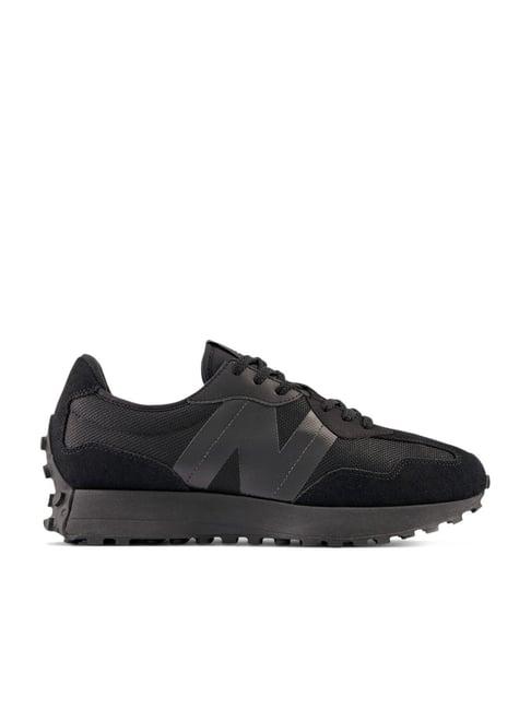 new balance men's 327 black casual sneakers