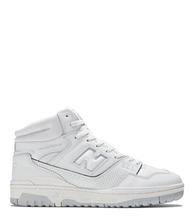 new balance men's bb650rww white sneakers