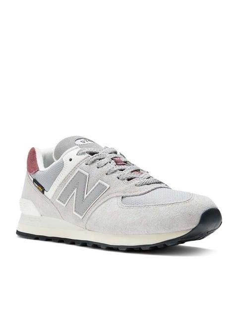 new balance men's encap arctic grey casual sneakers