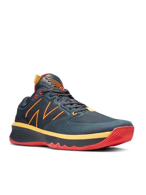 new balance men's hesi low fuelcell black basketball shoes