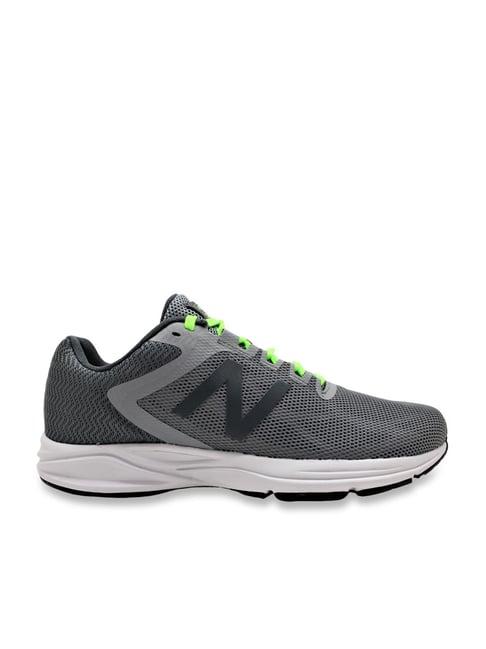 new balance men's steel grey running shoes