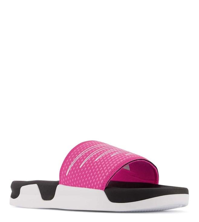 new balance men's swfslcp pink slide sandals