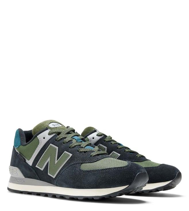 new balance men's u574kbg black sneakers