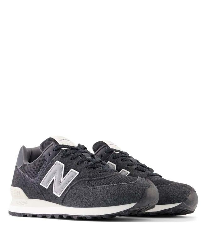 new balance men's u574sbg black sneakers