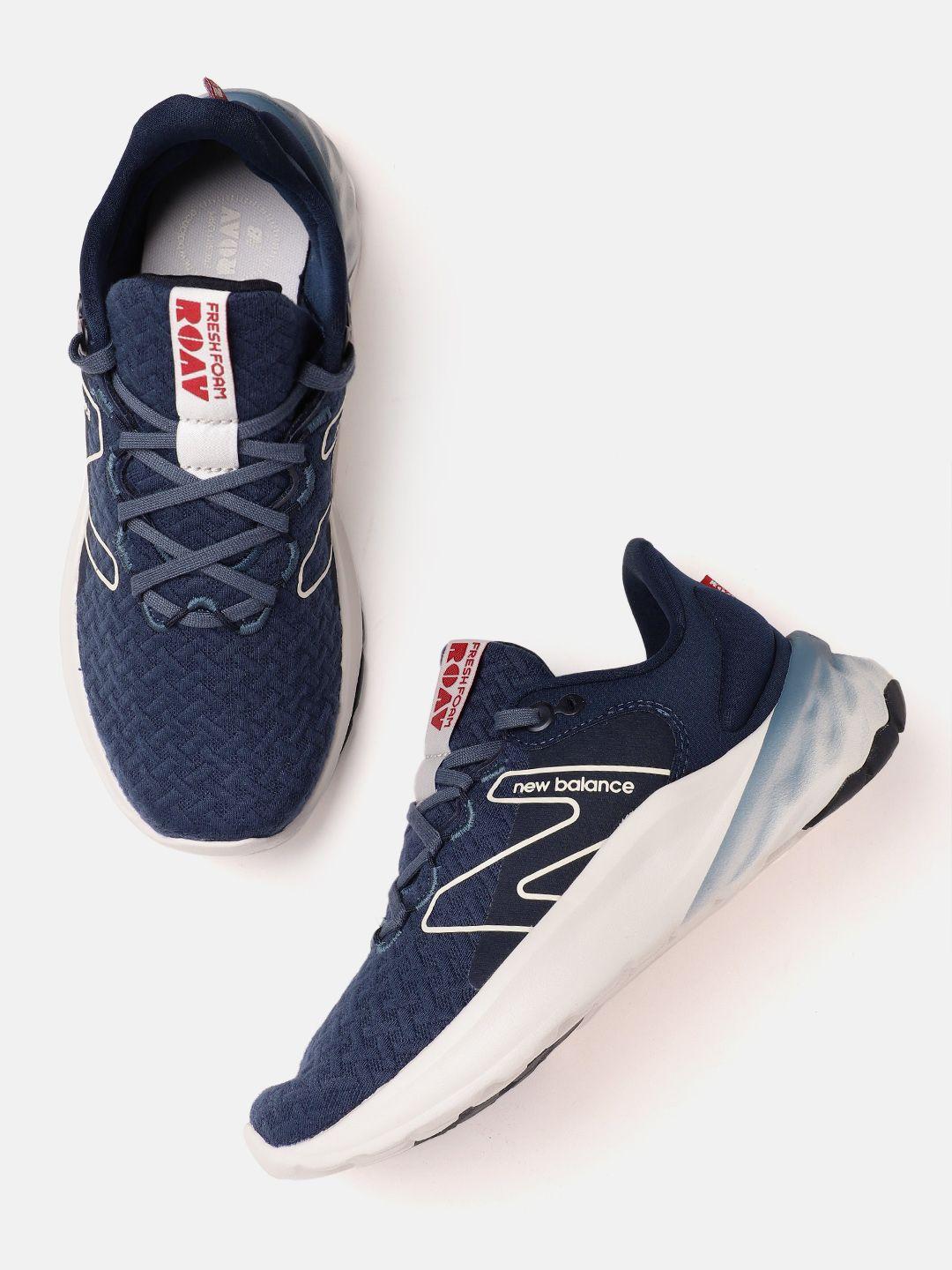 new balance men blue running shoes