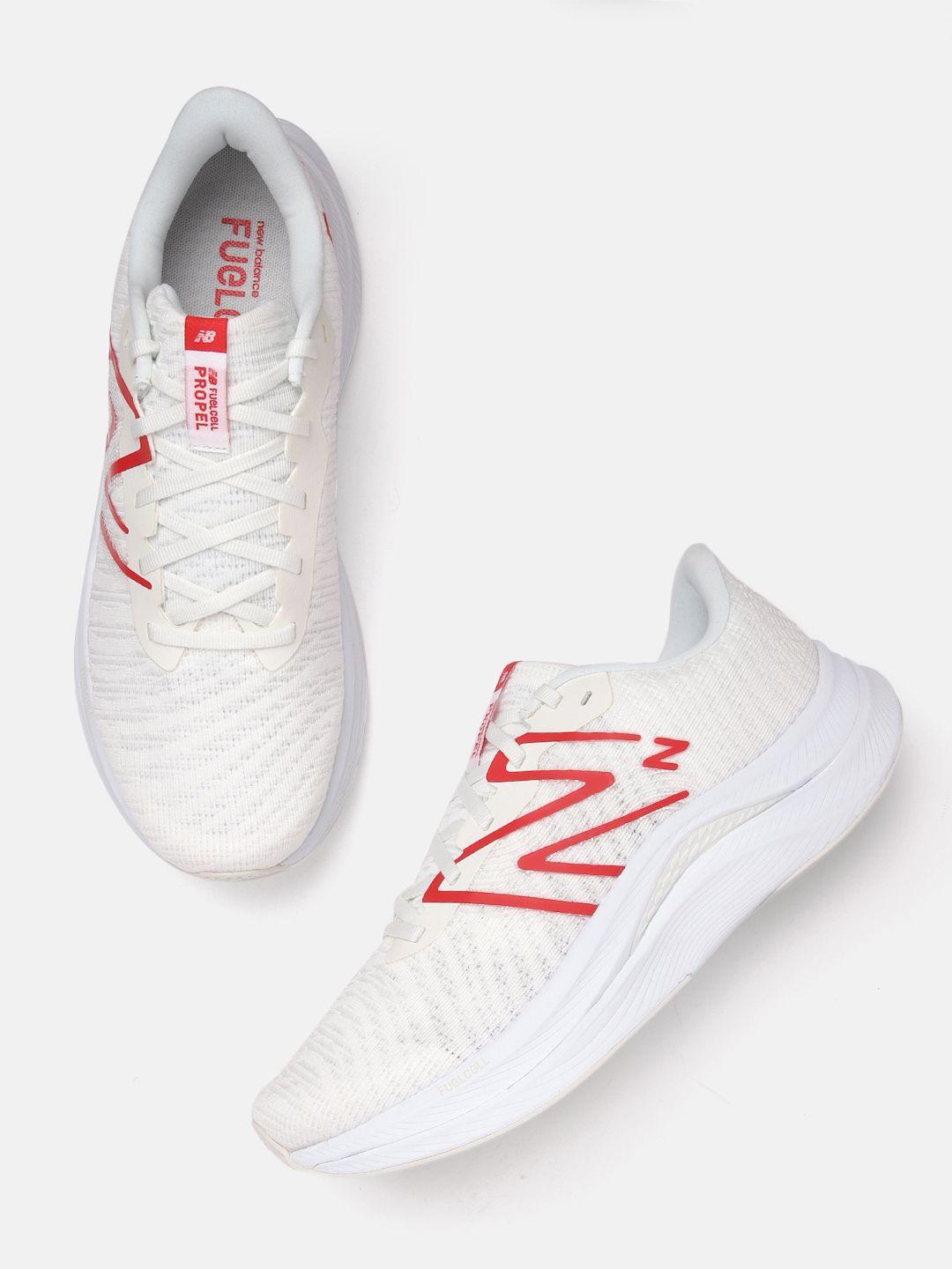 new balance men woven design propel running shoes