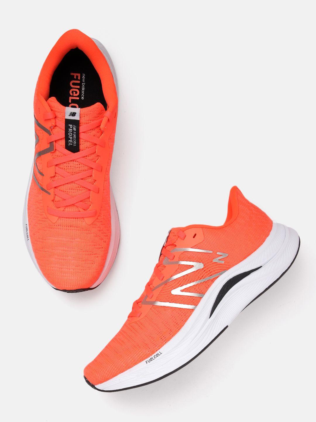 new balance men woven design propel running shoes