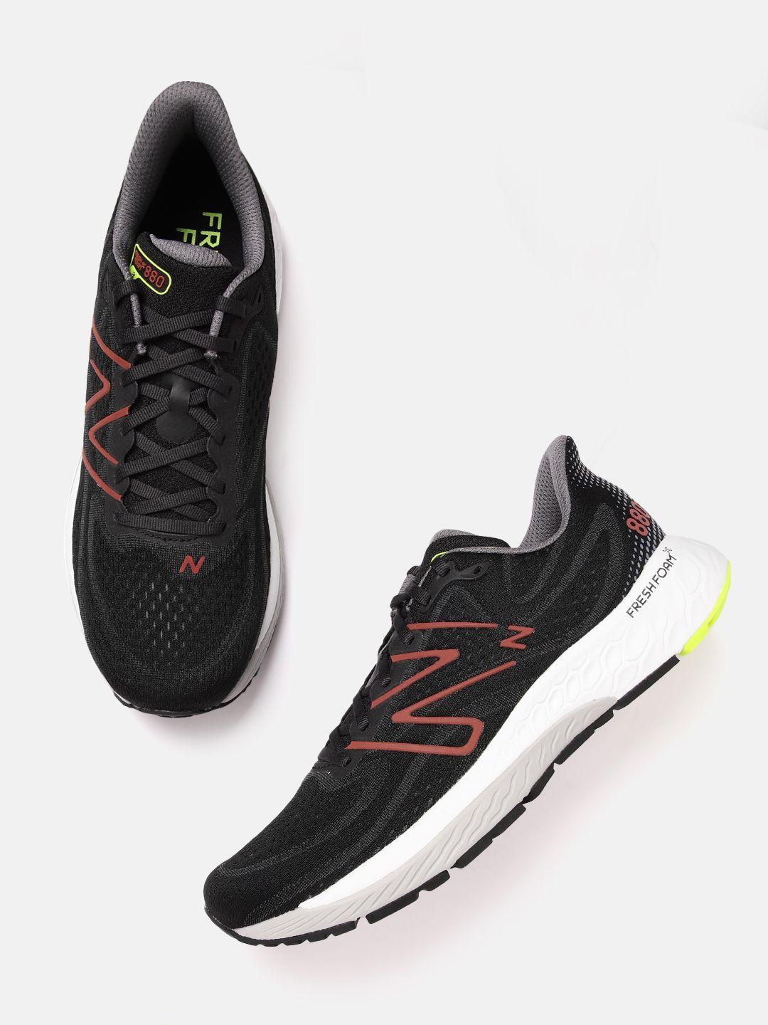 new balance men woven design running shoes