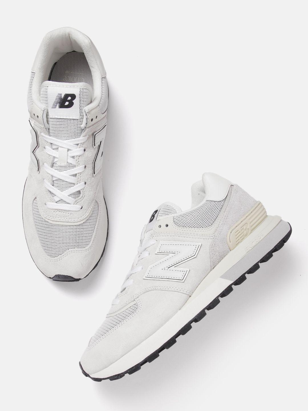 new balance men woven design sneakers