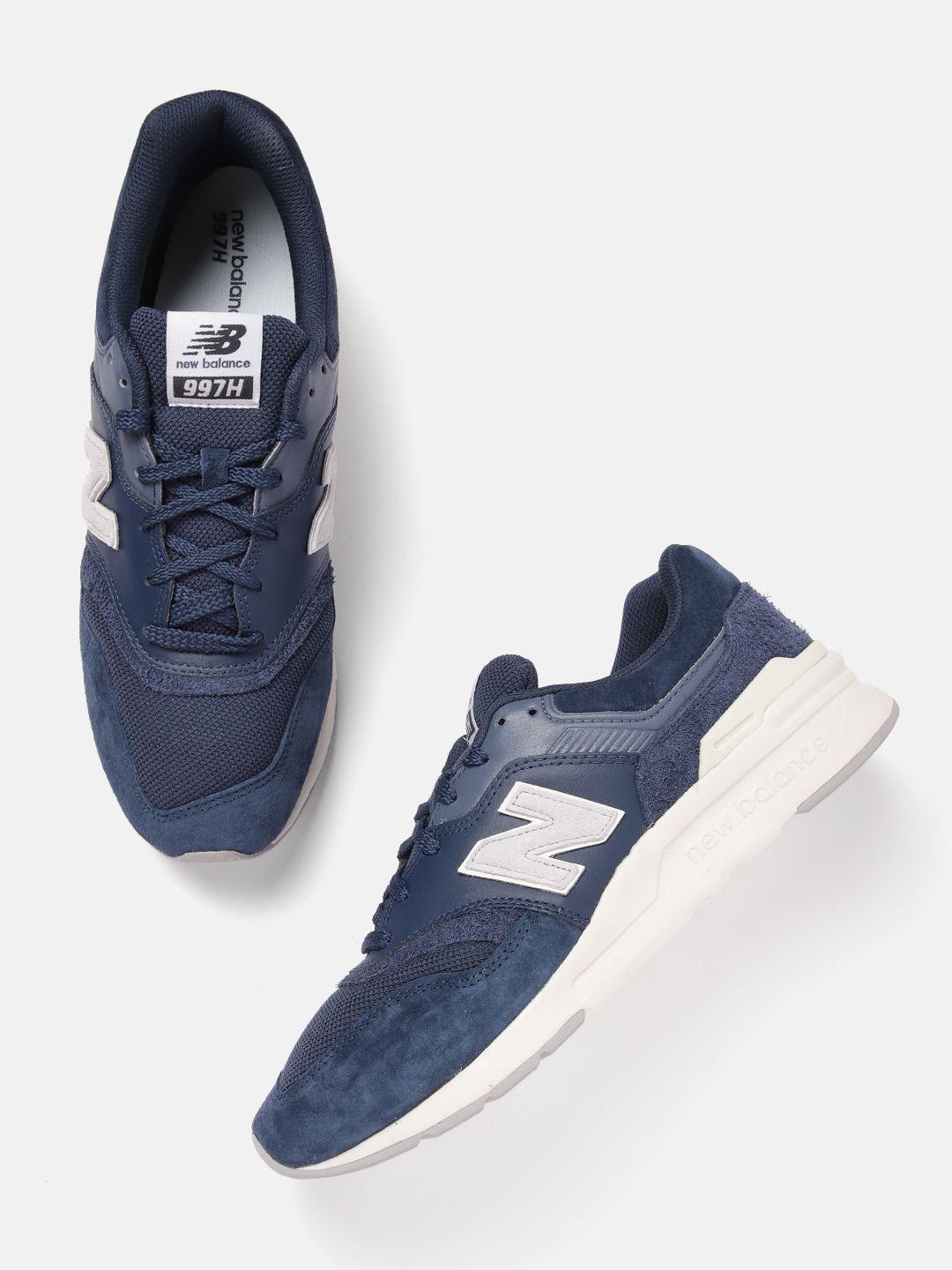 new balance men woven design sneakers