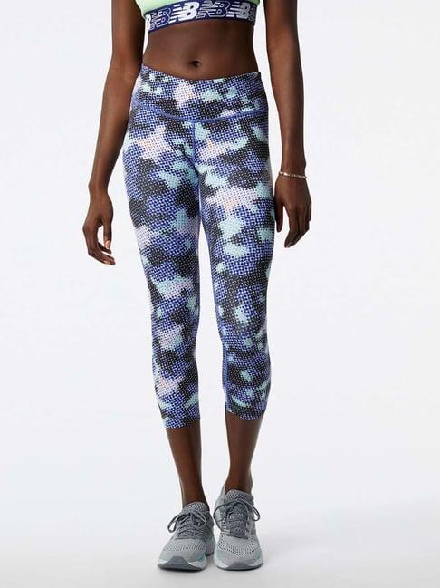 new balance multicolored printed sports capris