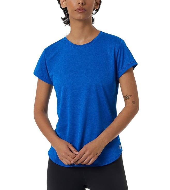 new balance royal blue regular fit t-shirt