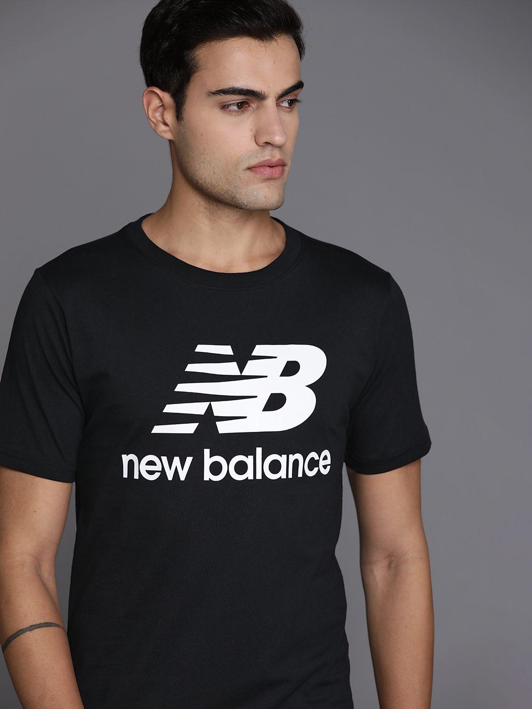 new balance sustainable athletic brand logo printed abzorb t-shirt